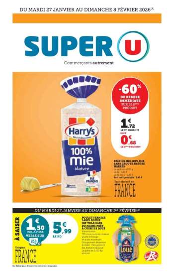 Catalogue SUPER U - 27/01/2026 - 08/02/2026.