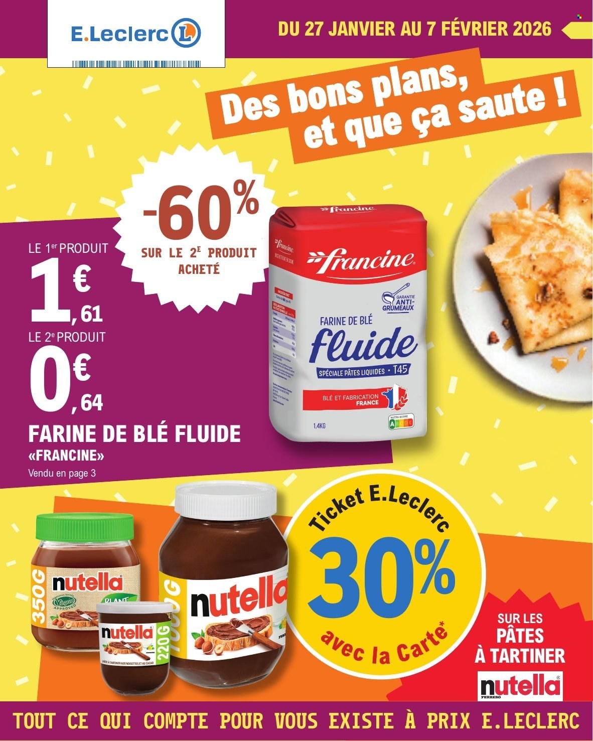 Catalogue E.Leclerc - 27/01/2026 - 07/02/2026. Page 1