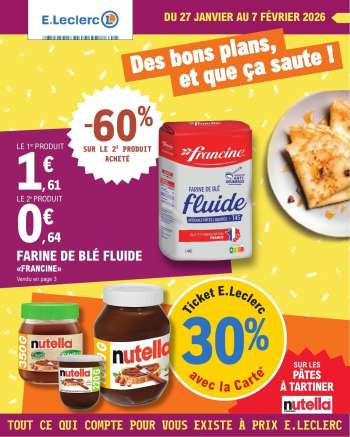 Catalogue E.Leclerc - 27/01/2026 - 07/02/2026.