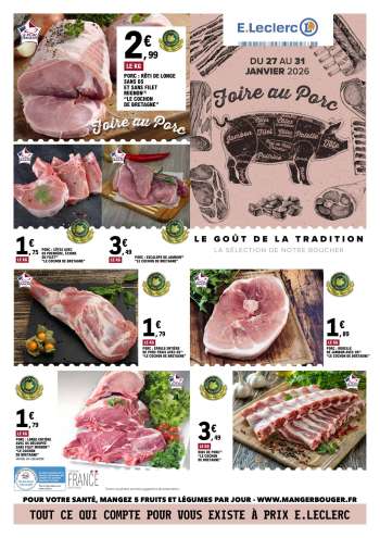 Catalogue E.Leclerc - 27/01/2026 - 31/01/2026.