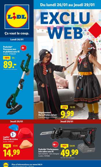 Catalogue Lidl - 26/01/2026 - 29/01/2026.
