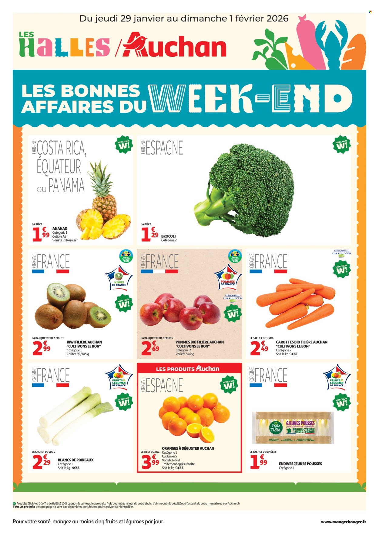Catalogue Auchan - 29/01/2026 - 01/02/2026. Page 1