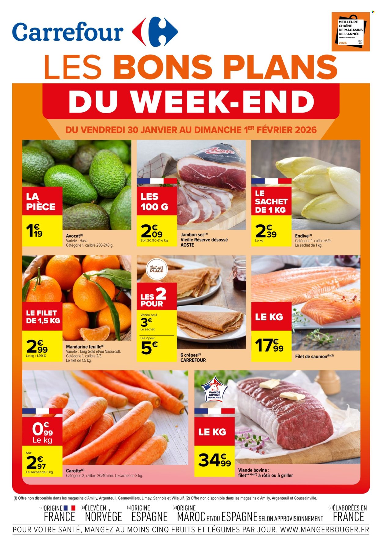 Catalogue Carrefour Hypermarchés - 30/01/2026 - 01/02/2026. Page 1