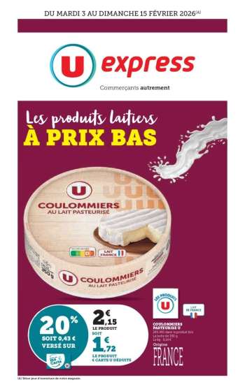 Catalogue U express - 03/02/2026 - 15/02/2026.