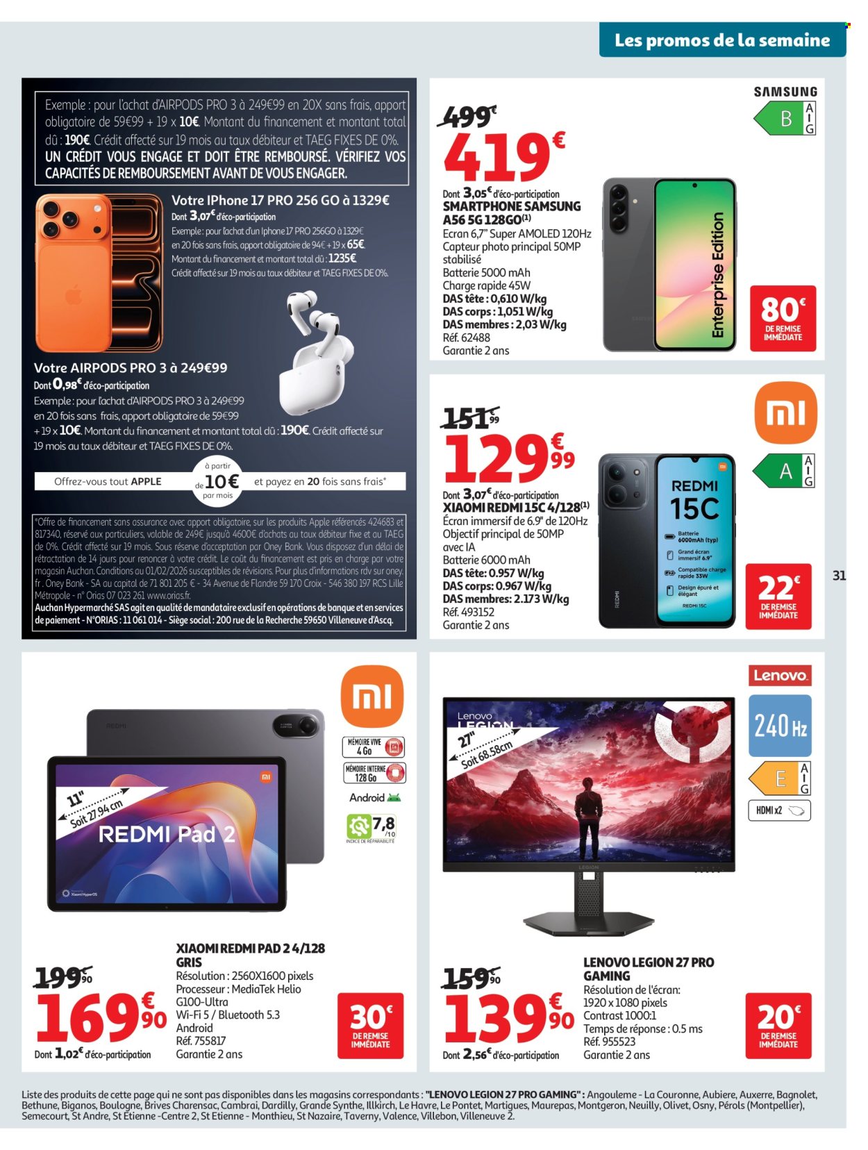 Catalogue Auchan - 03/02/2026 - 15/02/2026. Page 31