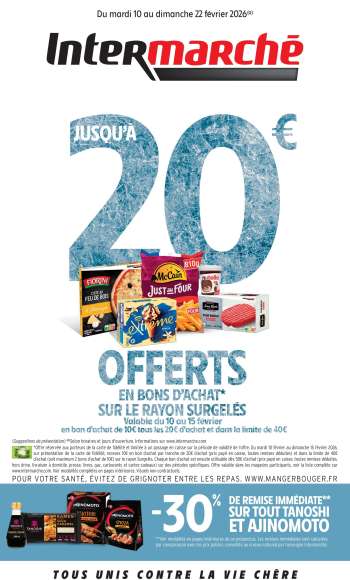 Catalogue Intermarché Super - 10/02/2026 - 22/02/2026.