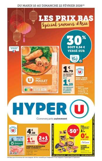 Catalogue HYPER U - 10/02/2026 - 22/02/2026.