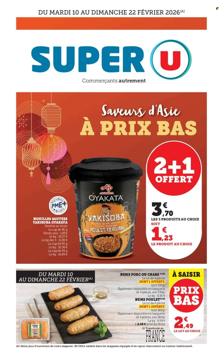 Catalogue SUPER U - 10/02/2026 - 22/02/2026. Page 1