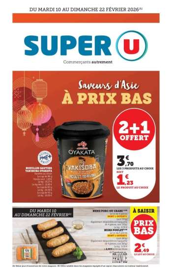 Catalogue SUPER U - 10/02/2026 - 22/02/2026.