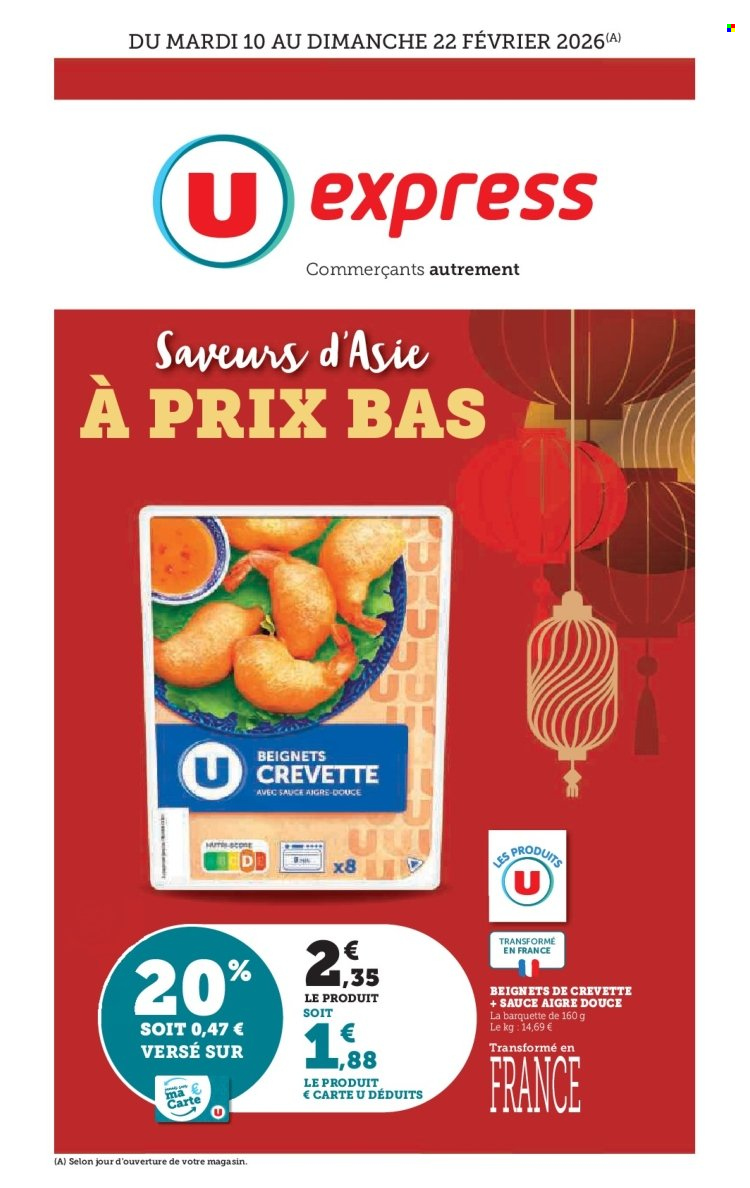 Catalogue U express - 10/02/2026 - 22/02/2026. Page 1