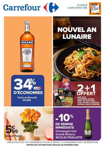 Catalogue Carrefour Hypermarchés - 10/02/2026 - 23/02/2026.