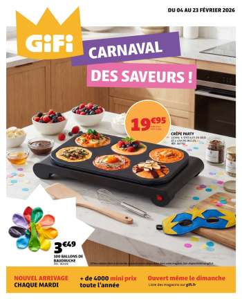Catalogue GiFi - 04/02/2026 - 23/02/2026.