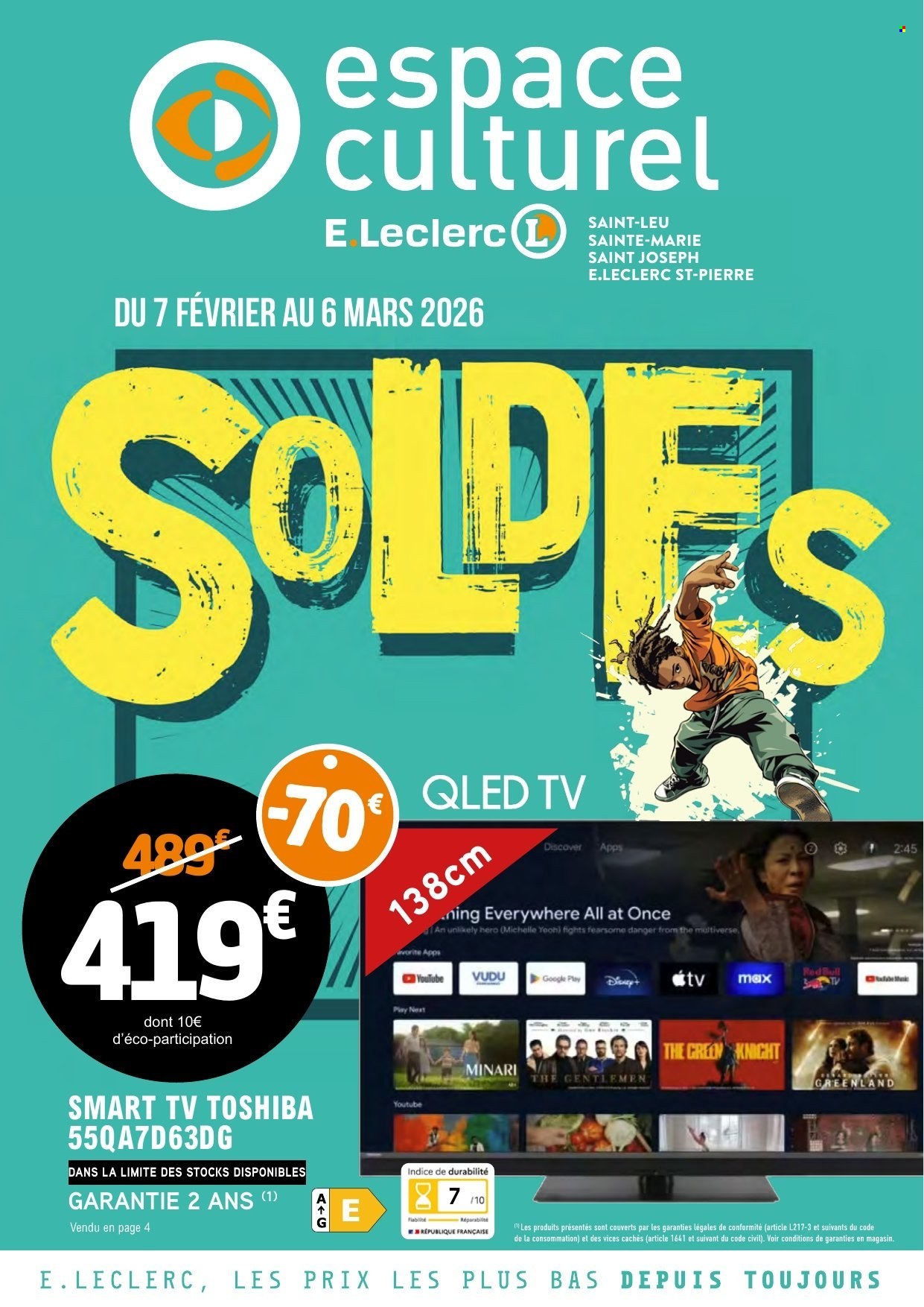 Catalogue E.Leclerc - 07/02/2026 - 06/03/2026. Page 1