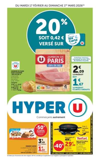 Catalogue HYPER U - 17/02/2026 - 01/03/2026.