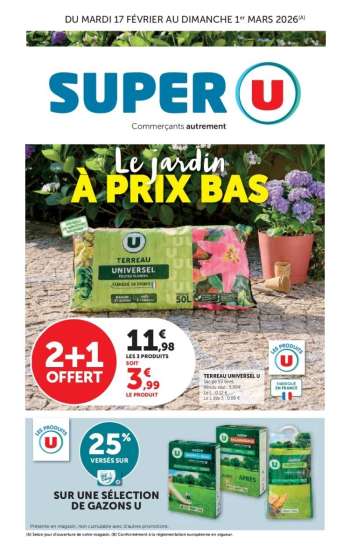 Catalogue SUPER U - 17/02/2026 - 01/03/2026.