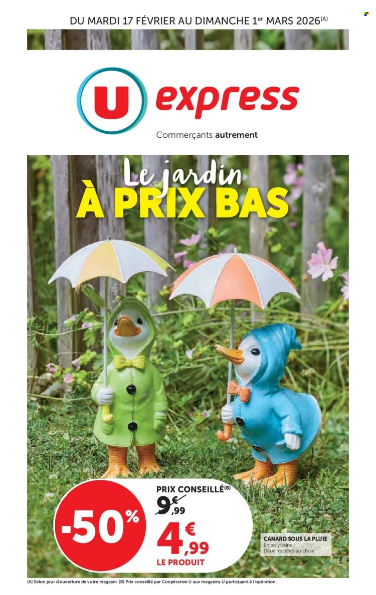 Catalogue U express - 17/02/2026 - 01/03/2026. Page 1