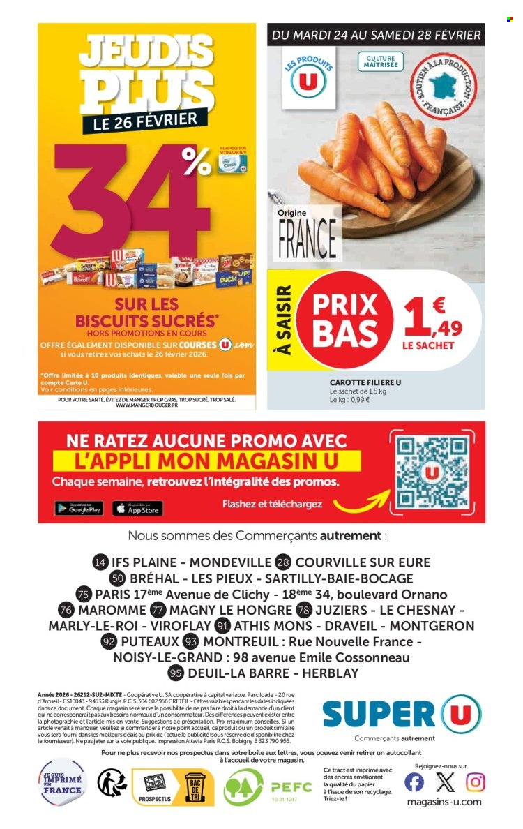 Catalogue SUPER U - 24/02/2026 - 08/03/2026. Page 28