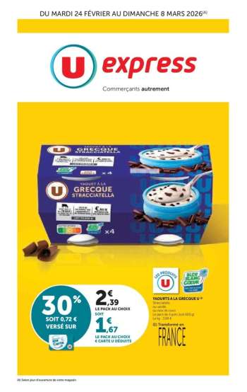 Catalogue U express - 24/02/2026 - 08/03/2026.
