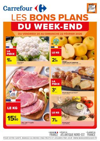 Catalogue Carrefour Hypermarchés - 20/02/2026 - 22/02/2026.