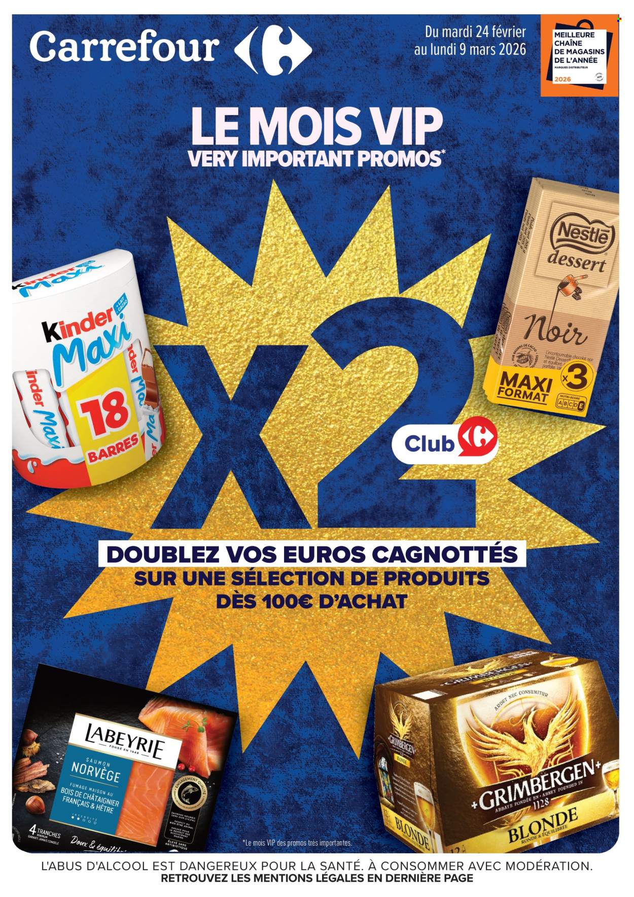 Catalogue Carrefour Hypermarchés - 24/02/2026 - 09/03/2026. Page 1