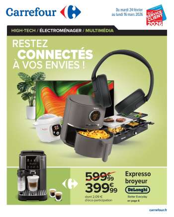 Catalogue Carrefour Hypermarchés - 24/02/2026 - 16/03/2026.