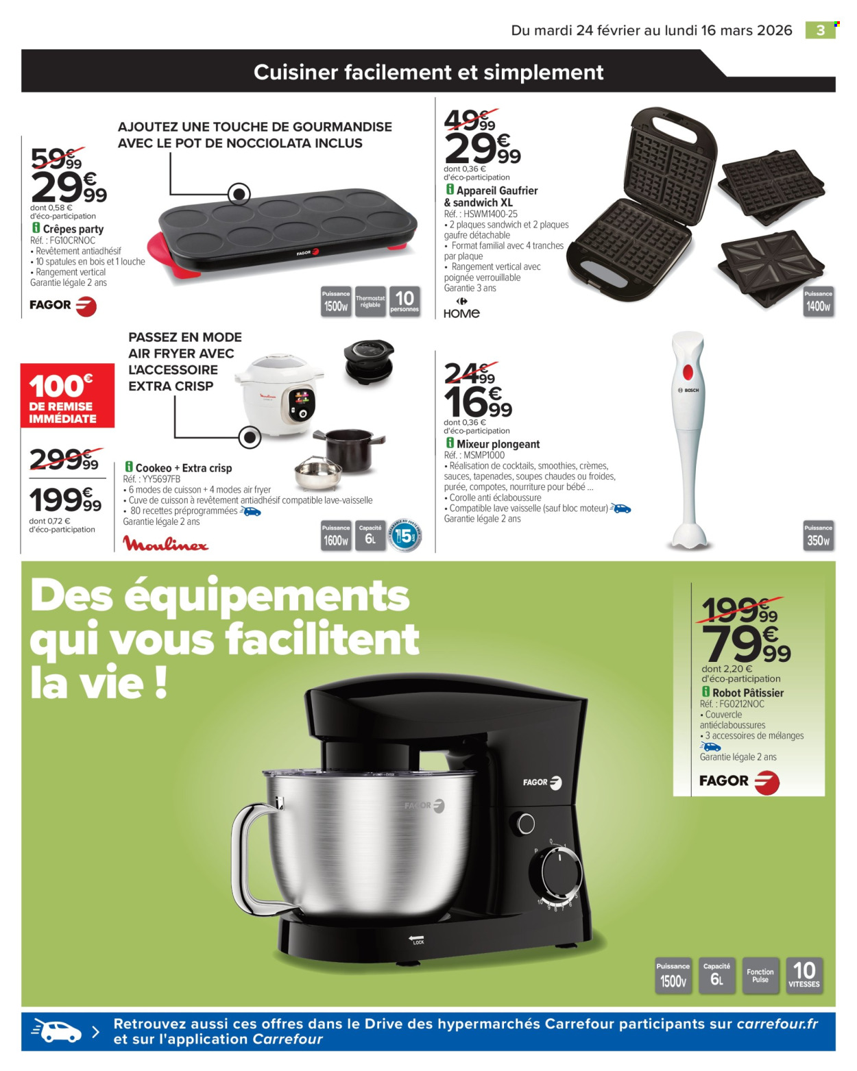 Catalogue Carrefour Hypermarchés - 24/02/2026 - 16/03/2026. Page 3