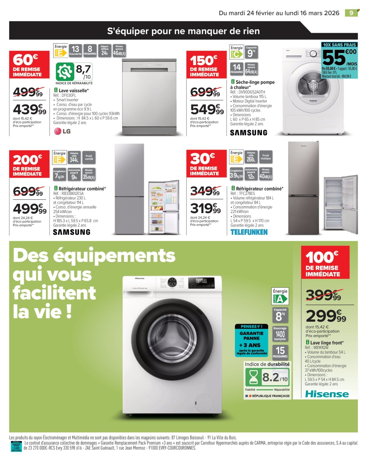 Catalogue Carrefour Hypermarchés - 24/02/2026 - 16/03/2026. Page 9