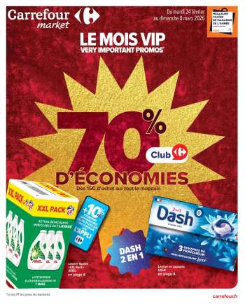 Catalogue Carrefour Market - 24/02/2026 - 08/03/2026.