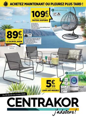 Catalogue Centrakor - 20/02/2026 - 03/03/2026.