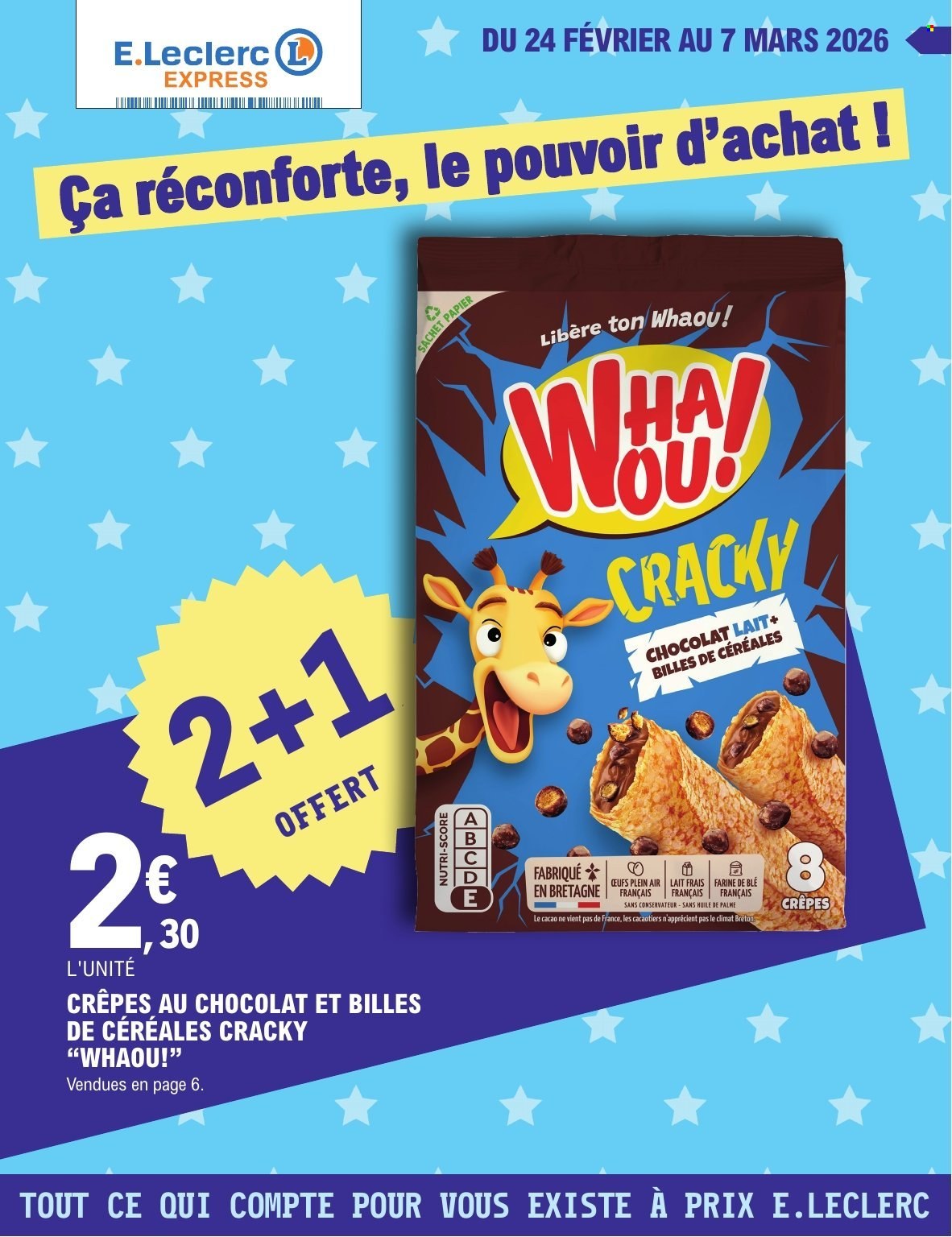 Catalogue E.Leclerc - 24/02/2026 - 07/03/2026. Page 1