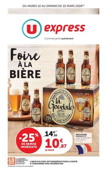 Catalogue U express - 10/03/2026 - 22/03/2026.