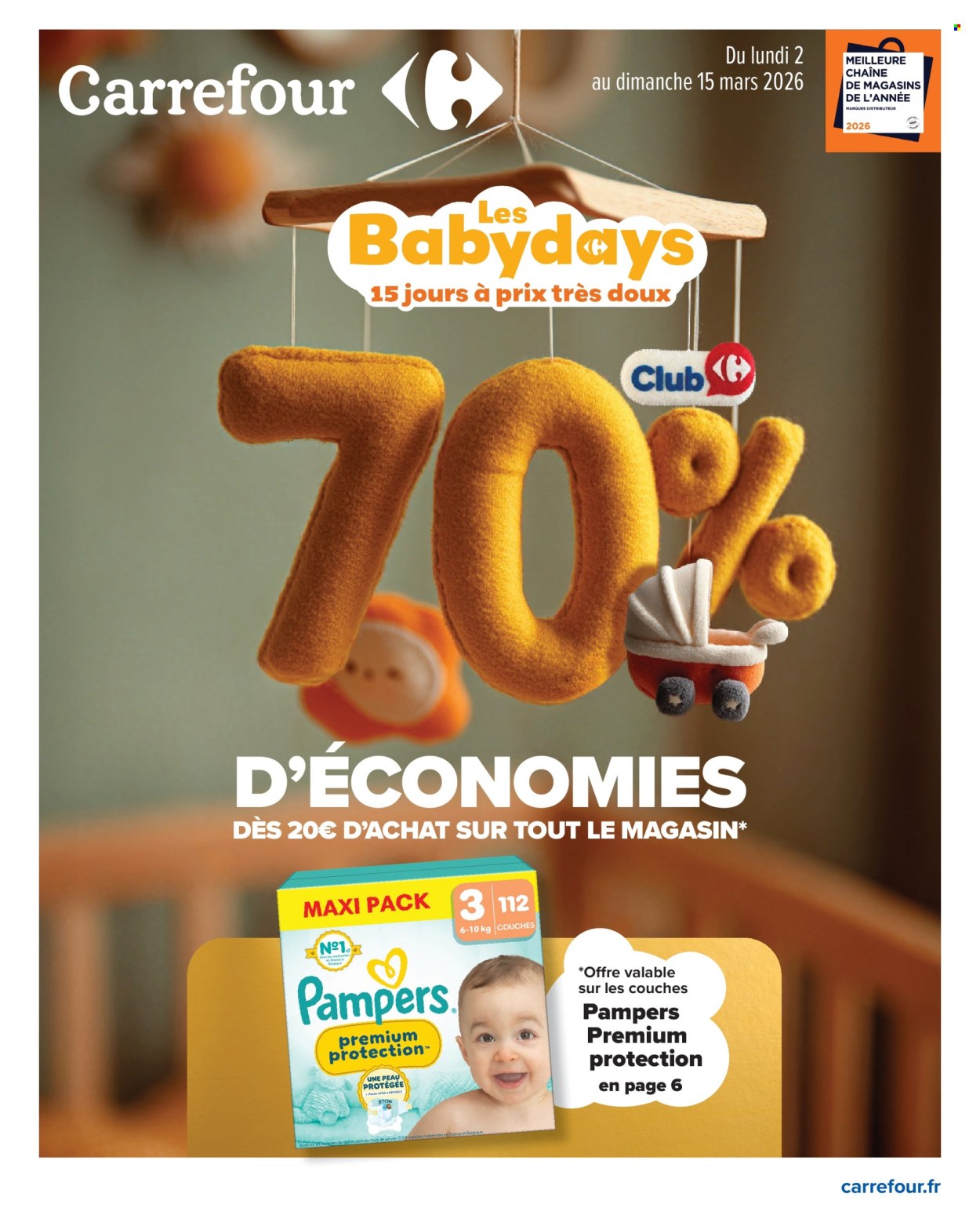 Catalogue Carrefour Hypermarchés - 02/03/2026 - 15/03/2026. Page 1