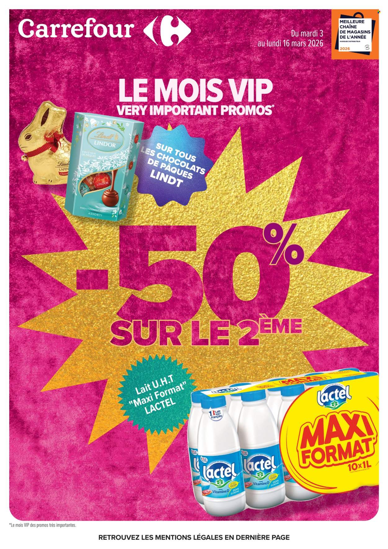 Catalogue Carrefour Hypermarchés - 03/03/2026 - 16/03/2026. Page 1
