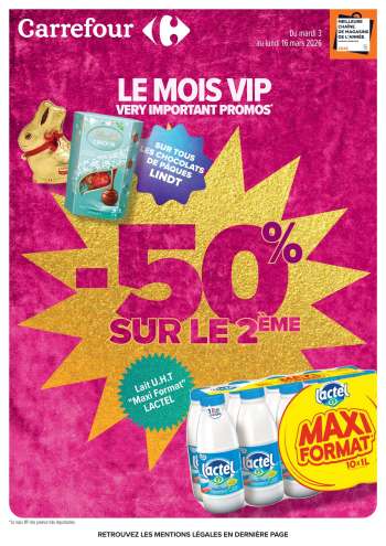 Catalogue Carrefour Hypermarchés - 03/03/2026 - 16/03/2026.