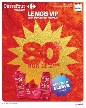 Catalogue Carrefour Market - 03/03/2026 - 15/03/2026.