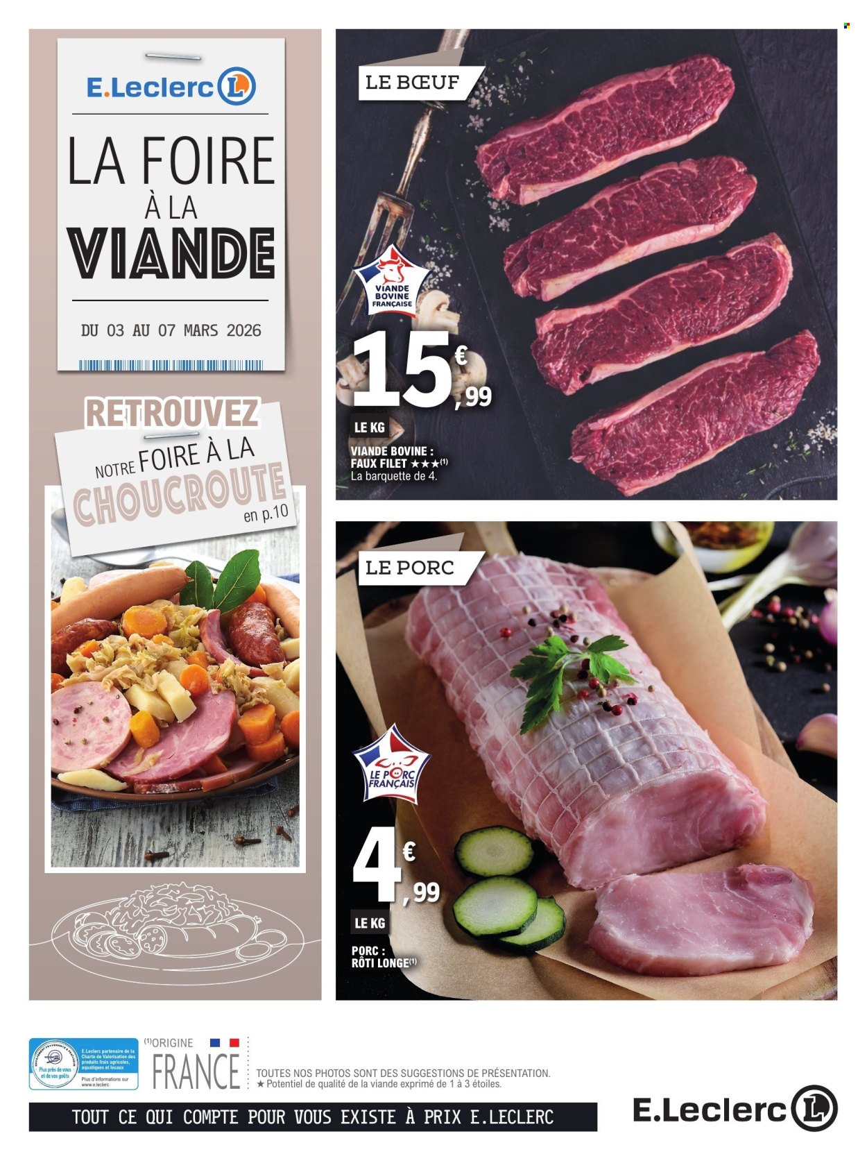 Catalogue E.Leclerc - 03/03/2026 - 07/03/2026. Page 1