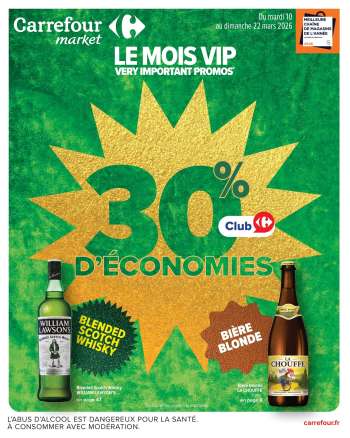 Catalogue Carrefour Market - 10/03/2026 - 22/03/2026.