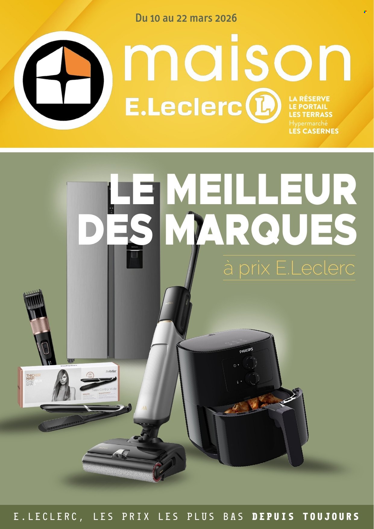 Catalogue E.Leclerc - 10/03/2026 - 22/03/2026. Page 1