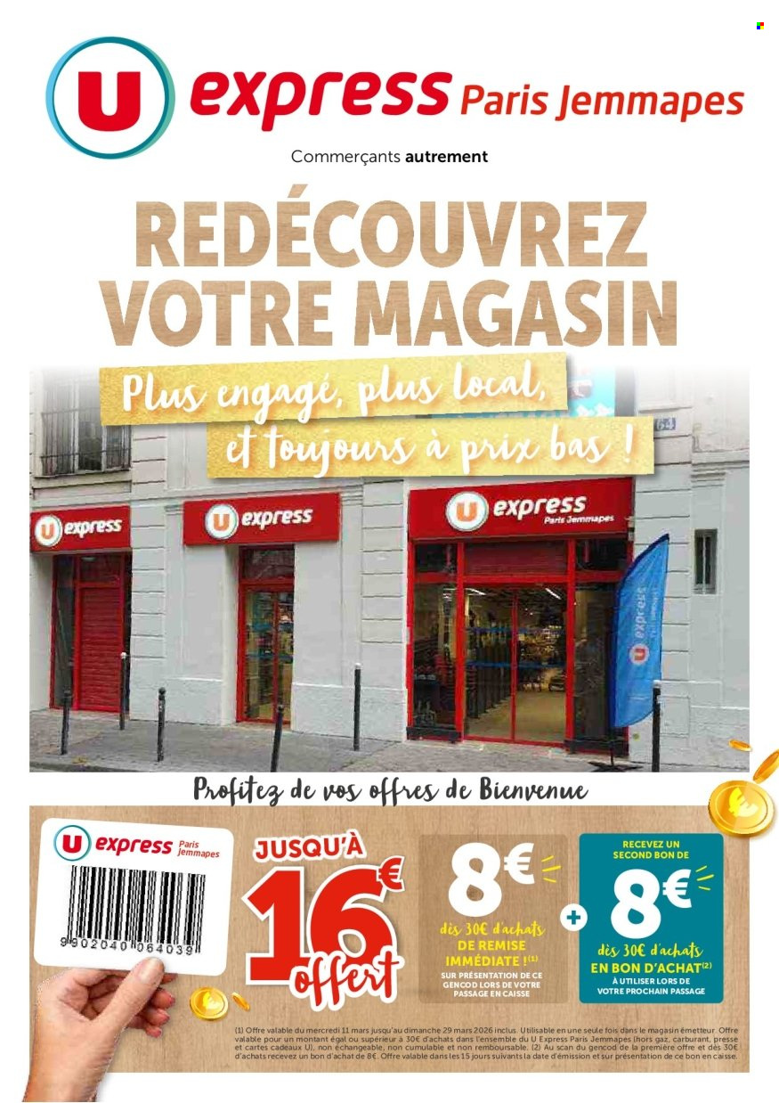 Catalogue U express - 11/03/2026 - 29/03/2026. Page 1
