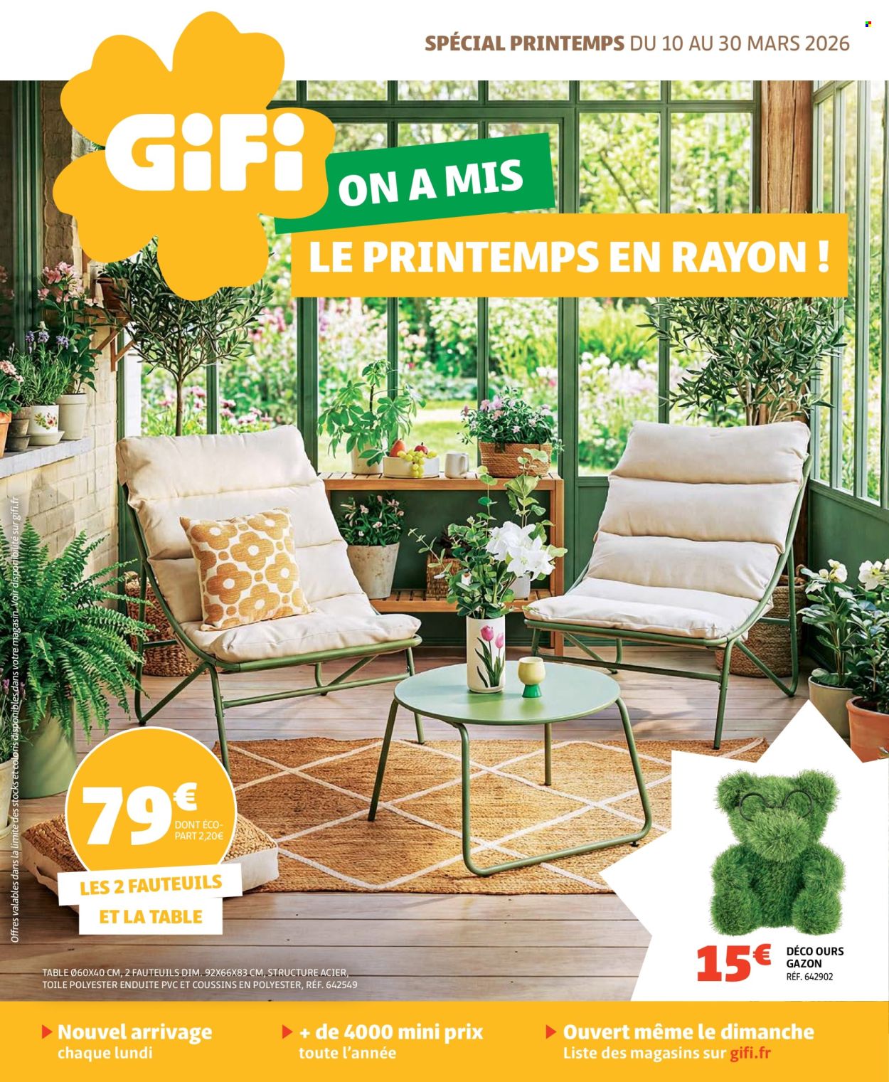 Catalogue GiFi - 10/03/2026 - 30/03/2026. Page 1