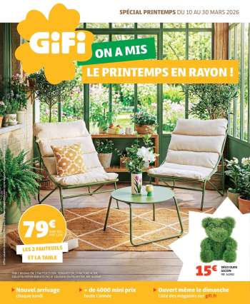 Catalogue GiFi - 10/03/2026 - 30/03/2026.