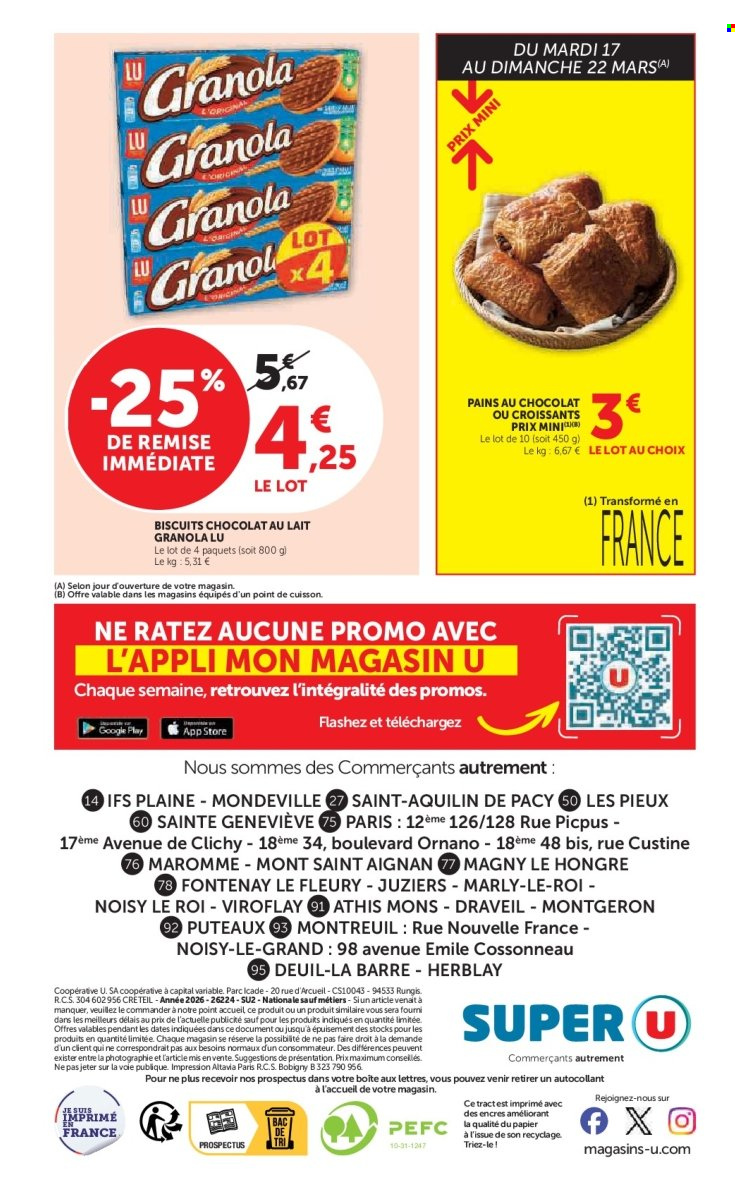 Catalogue SUPER U - 17/03/2026 - 29/03/2026. Page 20