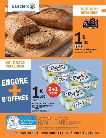 Catalogue E.Leclerc - 17/03/2026 - 28/03/2026.