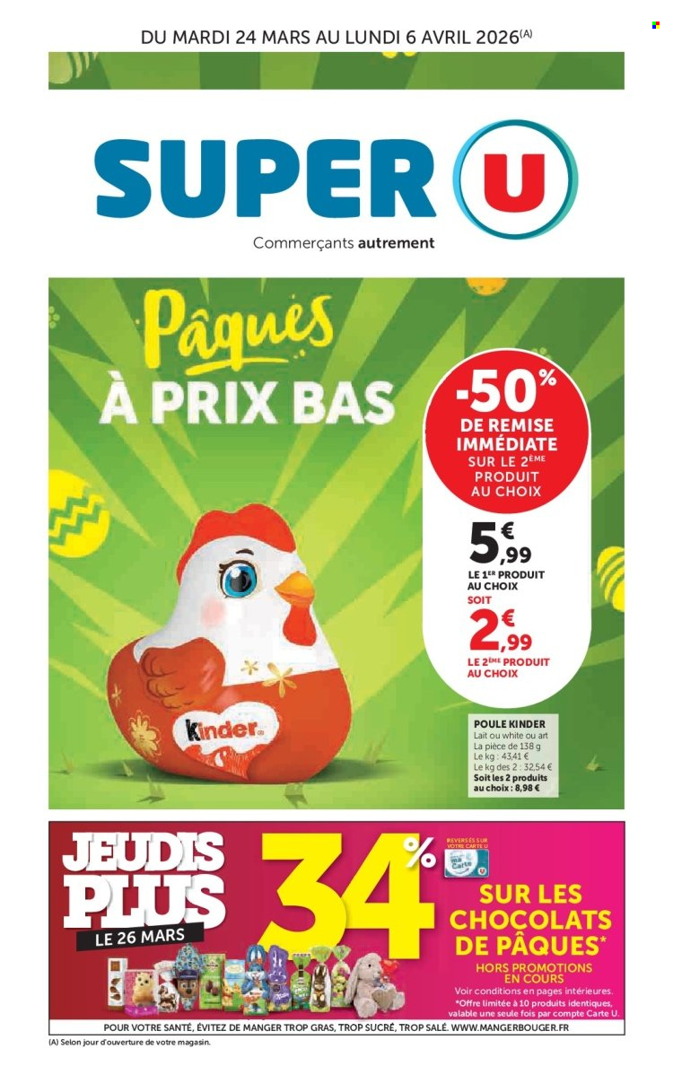 Catalogue SUPER U - 24/03/2026 - 06/04/2026. Page 1