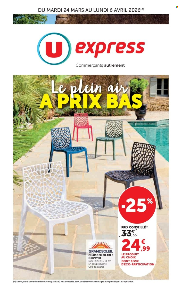 Catalogue U express - 24/03/2026 - 06/04/2026. Page 1