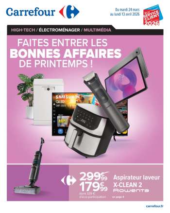 Catalogue Carrefour Hypermarchés - 24/03/2026 - 13/04/2026.
