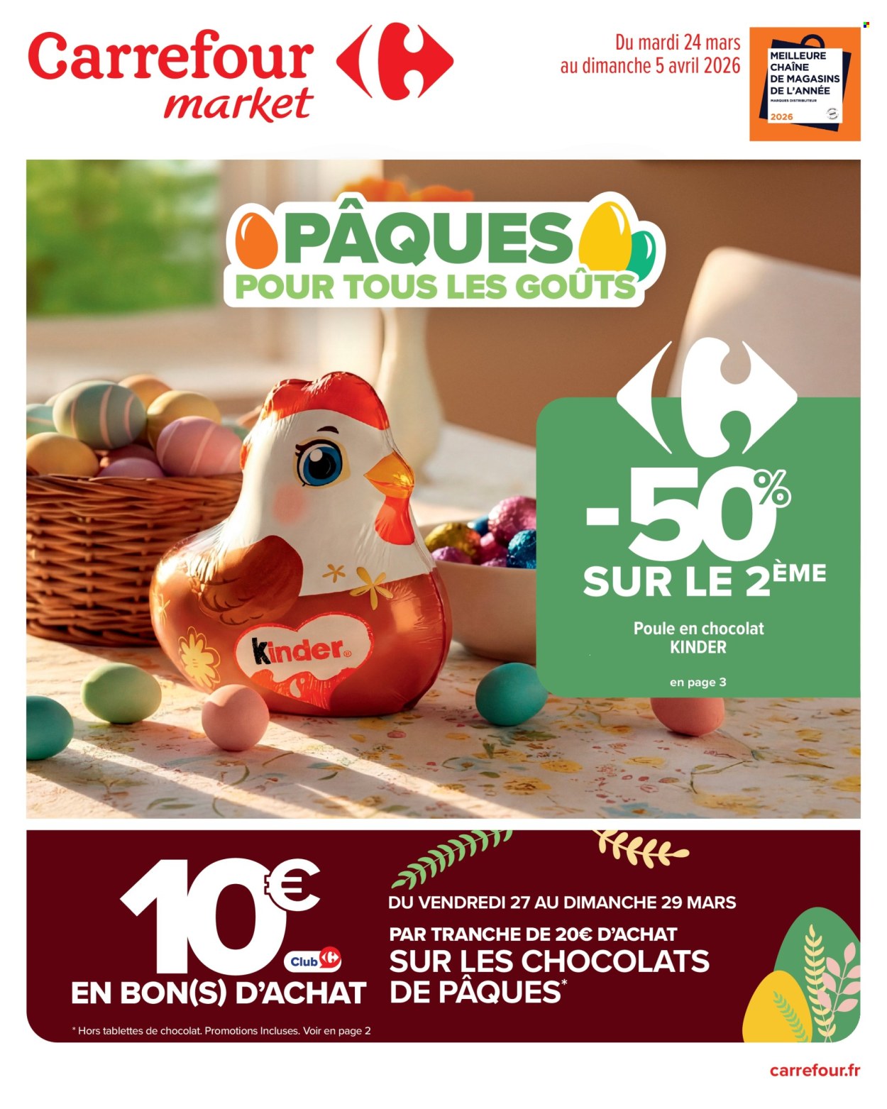 Catalogue Carrefour Market - 24/03/2026 - 05/04/2026. Page 1