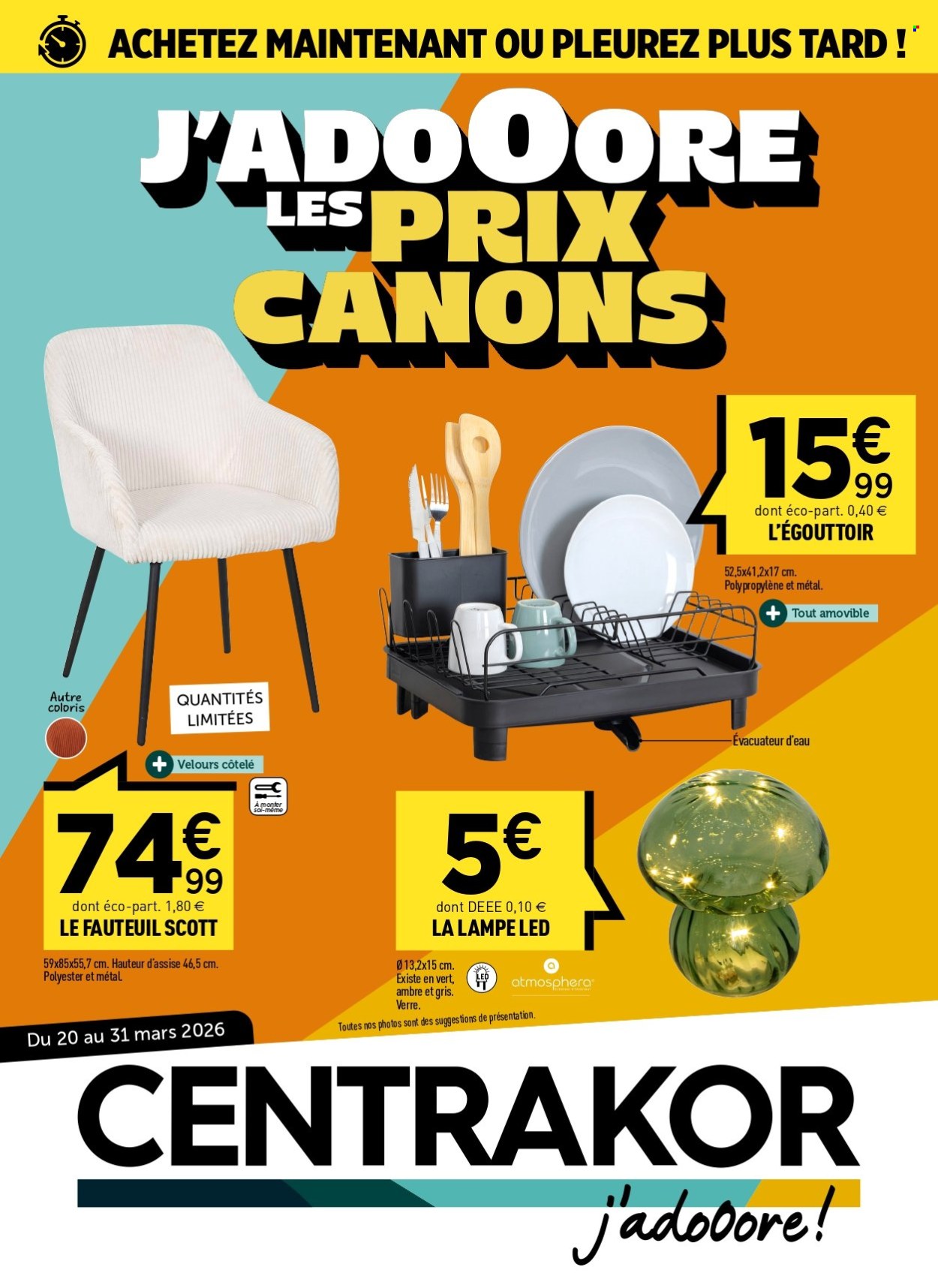 Catalogue Centrakor - 20/03/2026 - 31/03/2026. Page 1