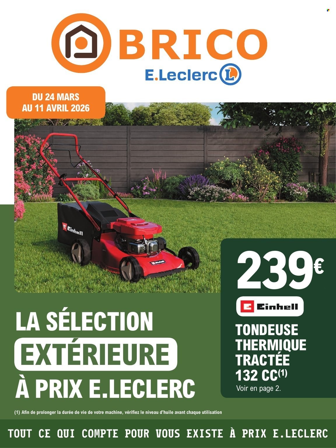 Catalogue E.Leclerc - 24/03/2026 - 11/04/2026. Page 1