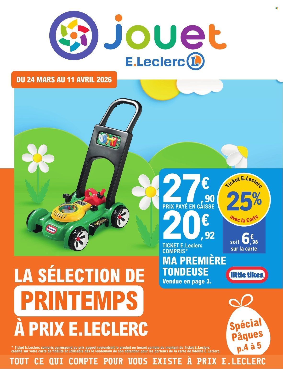 Catalogue E.Leclerc - 24/03/2026 - 11/04/2026. Page 1